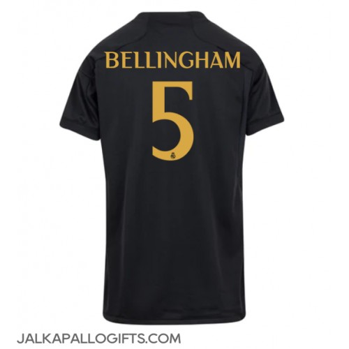 Real Madrid Jude Bellingham #5 Kolmaspaita Naiset 2023-24 Lyhythihainen